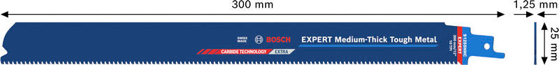 BOSCH EXPERT Medium-Thick Tough Metal S1255HHC list testere - List sablja testere RBE S1255HHC 1PC (2608902326) Madras doo Beograd Madras doo Beograd