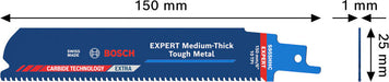 BOSCH EXPERT Medium-Thick Tough Metal S955HHC list testere - List sablja testere RBE S955HHC 1PC (2608902321) Madras doo Beograd Madras doo Beograd