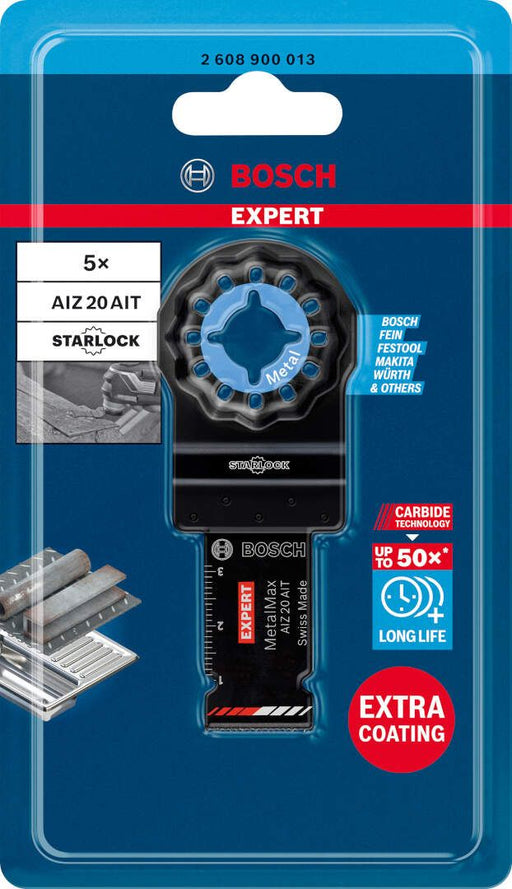 Bosch EXPERT MetalMax AIZ 20 AIT list testere za multifunkcionalne alate od 40 x 20 mm, 5-delni - 2608900013 List testere za multifunkcionalne alate BOSCH Madras doo Beograd