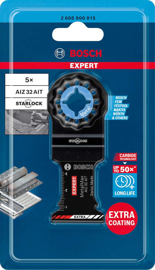 Bosch EXPERT MetalMax AIZ 32 AIT list testere za multifunkcionalne alate od 40 x 32 mm, 5-delni - 2608900015 List testere za multifunkcionalne alate BOSCH Madras doo Beograd