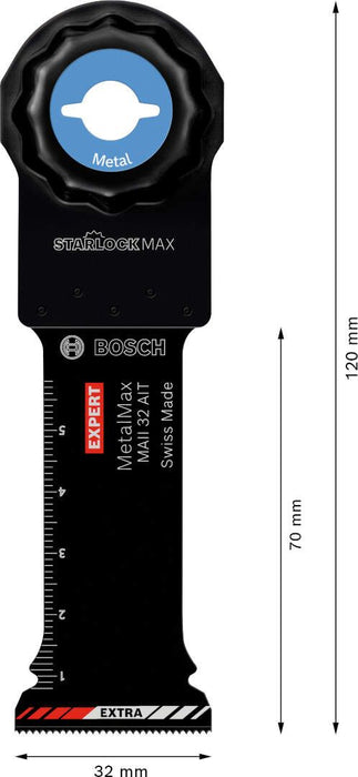 Bosch EXPERT MetalMax MAII 32 AIT list testere za multifunkcionalne alate od 70 x 32 mm, 10-delni - 2608900023 List testere za multifunkcionalne alate BOSCH Madras doo Beograd