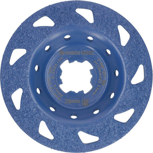 BOSCH EXPERT Multi Material Carbide glava za brušenje, fina, pod uglom, X-LOCK, 115 mm, 22,23 mm - Lončasti disk za brušenje EXPERT Carbide (2608901689) Madras doo Beograd Madras doo Beograd