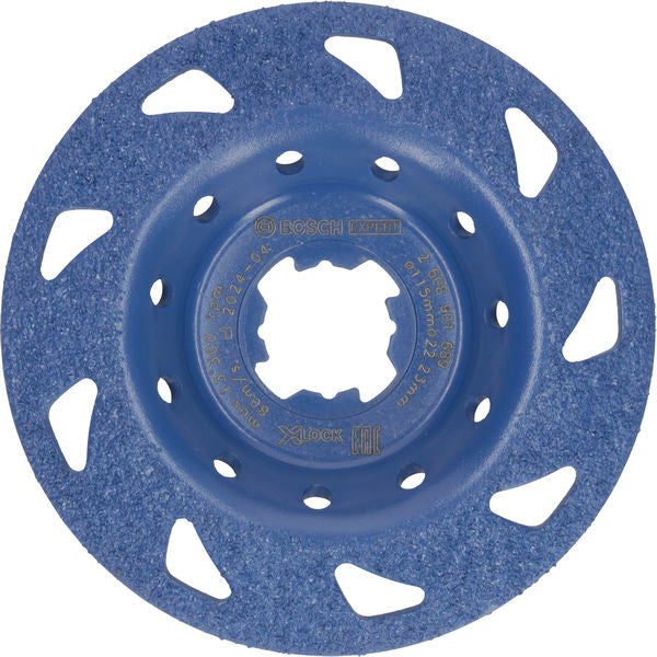 BOSCH EXPERT Multi Material Carbide glava za brušenje, fina, pod uglom, X-LOCK, 115 mm, 22,23 mm - Lončasti disk za brušenje EXPERT Carbide (2608901689) Madras doo Beograd Madras doo Beograd
