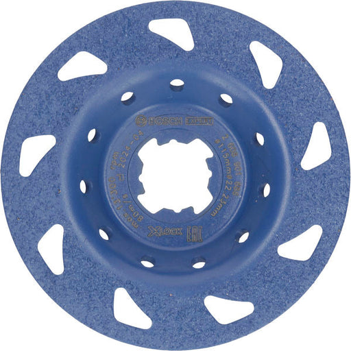 BOSCH EXPERT Multi Material Carbide glava za brušenje, fina, ravna, X-LOCK, 115 mm, 22,23 mm - Lončasti disk za brušenje EXPERT Carbide (2608901686) Madras doo Beograd Madras doo Beograd
