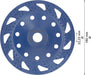 BOSCH EXPERT Multi Material Carbide glava za brušenje, gruba, pod uglom, 180 mm, 22,23 mm - Lončasti disk za brušenje EXPERT Carbide (2608901749) Madras doo Beograd Madras doo Beograd