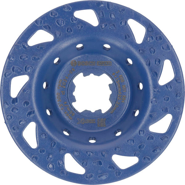 BOSCH EXPERT Multi Material Carbide glava za brušenje, gruba, ravna, X-LOCK, 115 mm, 22,23 mm - Lončasti disk za brušenje EXPERT Carbide (2608901684) Madras doo Beograd Madras doo Beograd