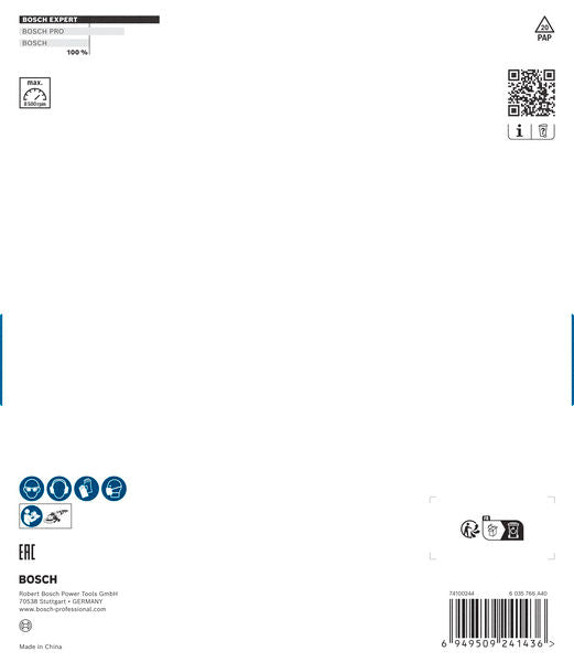 BOSCH EXPERT Multi Material Carbide glava za brušenje, srednja, pod uglom, 180 mm, 22,23 mm - Lončasti disk za brušenje EXPERT Carbide (2608901750) Madras doo Beograd Madras doo Beograd