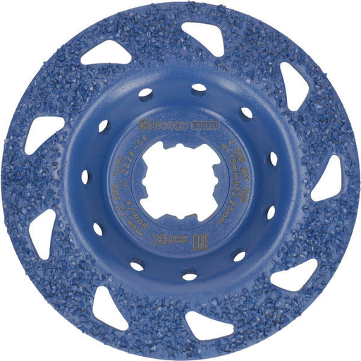 BOSCH EXPERT Multi Material Carbide glava za brušenje, srednja, pod uglom, X-LOCK, 115 mm, 22,23 mm - Lončasti disk za brušenje EXPERT Carbide (2608901688) Madras doo Beograd Madras doo Beograd