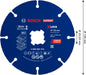 BOSCH EXPERT Multi Material Carbide rezna ploča, 125 x 22,23 mm, X-Lock - Ploča za razdvajanje RBE X-LOCK CMW Ø125 (2608902375) Madras doo Beograd Madras doo Beograd