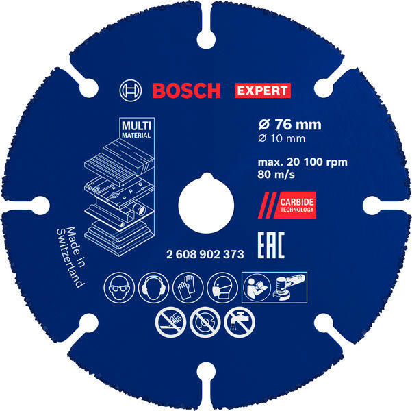 BOSCH EXPERT Multi Material Carbide rezna ploča, 76 x 10 mm - Ploča za razdvajanje RBE- 1ER 76x10mm (2608902373) Madras doo Beograd Madras doo Beograd