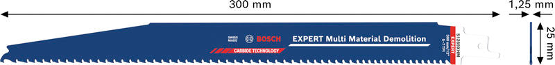 BOSCH EXPERT Multi Material Demolition S1269XHM list testere, 10 kom. - List sablja testere RBE S1269XHM 10PC (2608902345) Madras doo Beograd Madras doo Beograd
