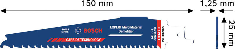 BOSCH EXPERT Multi Material Demolition S969XHM list testere - List sablja testere RBE S969XHM 1PC (2608902339) Madras doo Beograd Madras doo Beograd