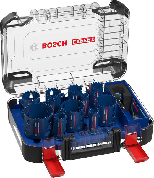BOSCH EXPERT Multi Material Power Change Plus set burgija, 20; 22; 25; 32; 35; 40; 44; 51; 60; 64; 76×60 mm, 14 delova - Testera za otvore P MM T 14p Set (2608901908) Madras doo Beograd Madras doo Beograd