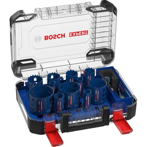 BOSCH EXPERT Multi Material Power Change Plus set burgija, 20; 22; 25; 32; 35; 40; 44; 51; 60; 68; 76×60 mm, 14 delova - Testera za otvore P MM T 14p Set (2608901909) Madras doo Beograd Madras doo Beograd