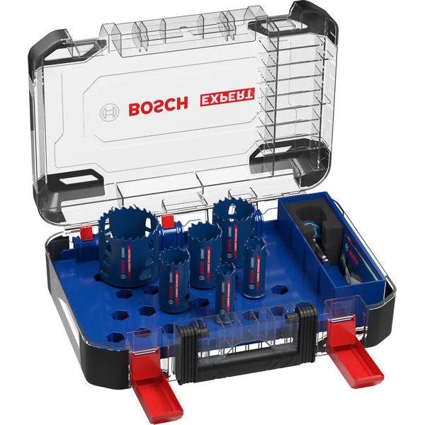 BOSCH EXPERT Multi Material Power Change Plus set testera za otvore, 22; 25; 35; 40; 51; 68×60 mm, 9 delova - Testera za otvore P MM T 9p Set (2608901907) Madras doo Beograd Madras doo Beograd