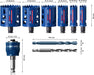 BOSCH EXPERT Multi Material Power Change Plus set testera za otvore, 22; 25; 35; 51; 60; 68×60 mm, 9 delova - Testera za otvore P MM T 9p Set (2608901906) Madras doo Beograd Madras doo Beograd