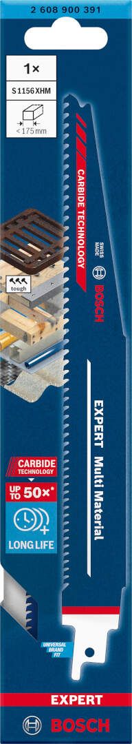 Bosch EXPERT „Multi Material“ S 1156 XHM list univerzalne testere - pakovanje 1 komad - 2608900391 List univerzalne testere BOSCH Madras doo Beograd