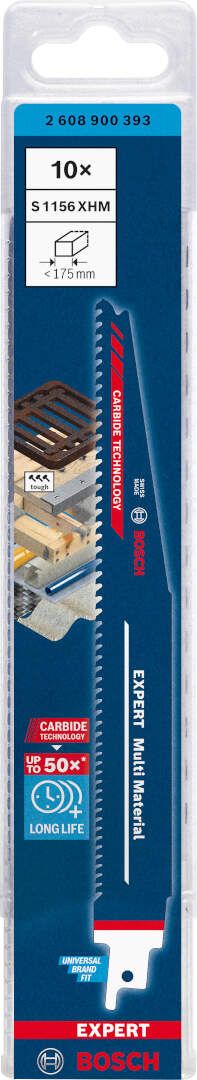 Bosch EXPERT „Multi Material“ S 1156 XHM list univerzalne testere - pakovanje 10 komada - 2608900393 List univerzalne testere BOSCH Madras doo Beograd