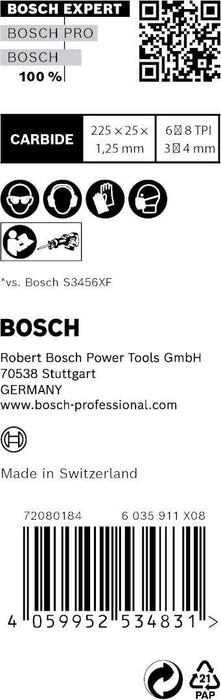 Bosch EXPERT „Multi Material“ S 1156 XHM list univerzalne testere - pakovanje 10 komada - 2608900393 List univerzalne testere BOSCH Madras doo Beograd