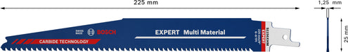 Bosch EXPERT „Multi Material“ S 1156 XHM list univerzalne testere - pakovanje 3 komada - 2608900392 List univerzalne testere BOSCH Madras doo Beograd