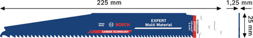 BOSCH EXPERT Multi Material S1159XHM list testere, 10 kom. - List sablja testere RBE S1159XHM 10PC (2608902336) Madras doo Beograd Madras doo Beograd