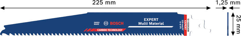 BOSCH EXPERT Multi Material S1159XHM list testere, 10 kom. - List sablja testere RBE S1159XHM 10PC (2608902336) Madras doo Beograd Madras doo Beograd