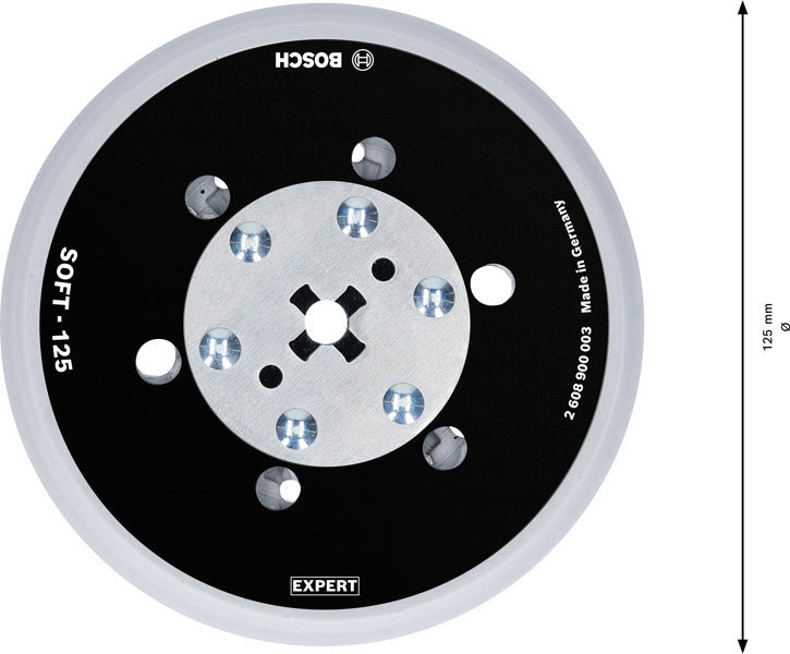 BOSCH EXPERT Multihole univerzalni brusni disk, 125 mm, meki - Brusni disk 125 mm, weich (2608900003) Power Tools BOSCH Madras doo Beograd