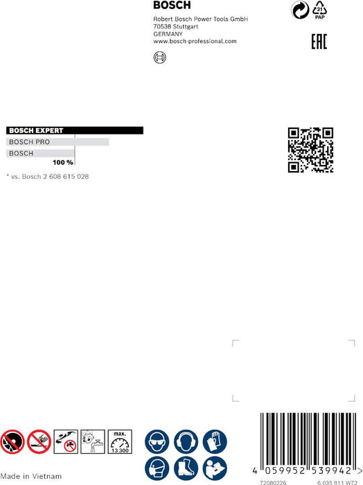 Bosch EXPERT MultiMaterial dijamantska rezna ploča 115 x 22,23 x 2,2 x 12 mm - 2608900659 Dijamantska rezna ploca BOSCH Madras doo Beograd