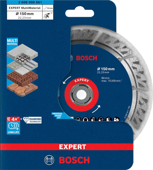 Bosch EXPERT MultiMaterial dijamantska rezna ploča 150 x 22,23 x 2,4 x 12 mm - 2608900661 Dijamantska rezna ploca BOSCH Madras doo Beograd