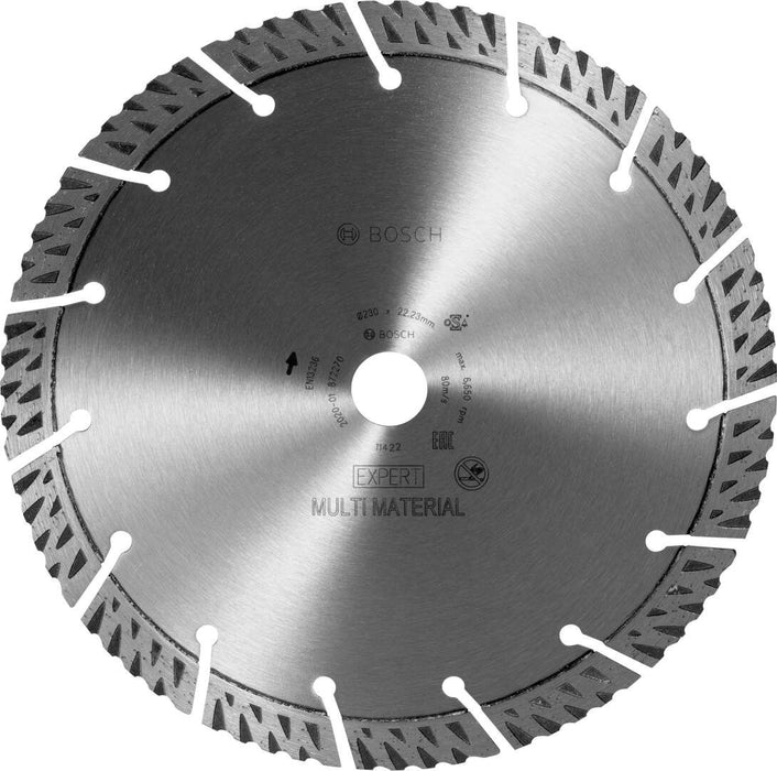 Bosch EXPERT MultiMaterial dijamantska rezna ploča 230 x 22,23 x 2,4 x 15 mm - 2608900663 Dijamantska rezna ploca BOSCH Madras doo Beograd