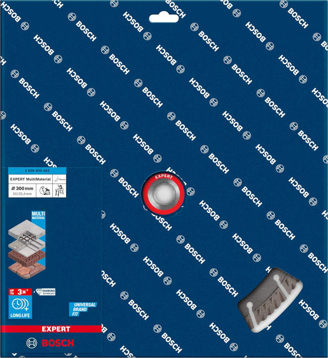 Bosch EXPERT MultiMaterial dijamantska rezna ploča 300 x 20/25,40 x 3 x 15 mm - 2608900665 Dijamantska rezna ploca BOSCH Madras doo Beograd
