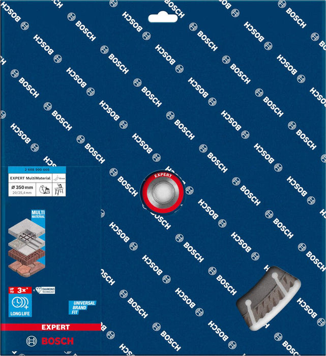 Bosch EXPERT MultiMaterial dijamantska rezna ploča 350 x 20/25,40 x 3,3 x 15 mm - 2608900666 Dijamantska rezna ploca BOSCH Madras doo Beograd