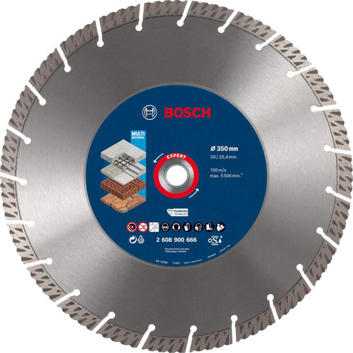Bosch EXPERT MultiMaterial dijamantska rezna ploča 350 x 20/25,40 x 3,3 x 15 mm - 2608900666 Dijamantska rezna ploca BOSCH Madras doo Beograd