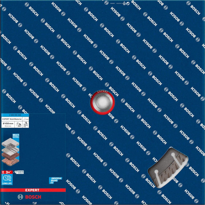 Bosch EXPERT MultiMaterial dijamantska rezna ploča 450 x 25,40 x 3,3 x 12 mm - 2608900668 Dijamantska rezna ploca BOSCH Madras doo Beograd