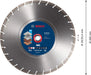 Bosch EXPERT MultiMaterial dijamantska rezna ploča 450 x 25,40 x 3,3 x 12 mm - 2608900668 Dijamantska rezna ploca BOSCH Madras doo Beograd