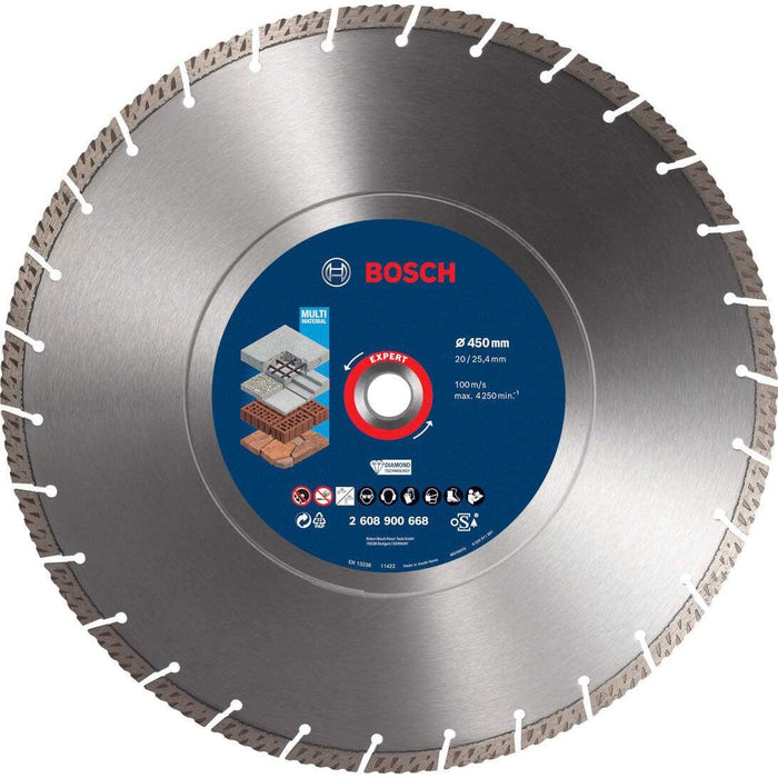 Bosch EXPERT MultiMaterial dijamantska rezna ploča 450 x 25,40 x 3,3 x 12 mm - 2608900668 Dijamantska rezna ploca BOSCH Madras doo Beograd