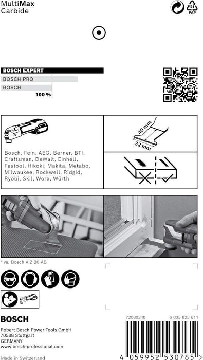 Bosch EXPERT MultiMax AIZ 32 APIT list testere za multifunkcionalne alate od 32 mm - 2608900024 List testere BOSCH Madras doo Beograd