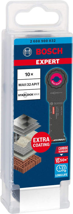 Bosch EXPERT MultiMax MAII 32 APIT list testere za multifunkcionalne alate, 10-delni - 2608900032 List testere BOSCH Madras doo Beograd