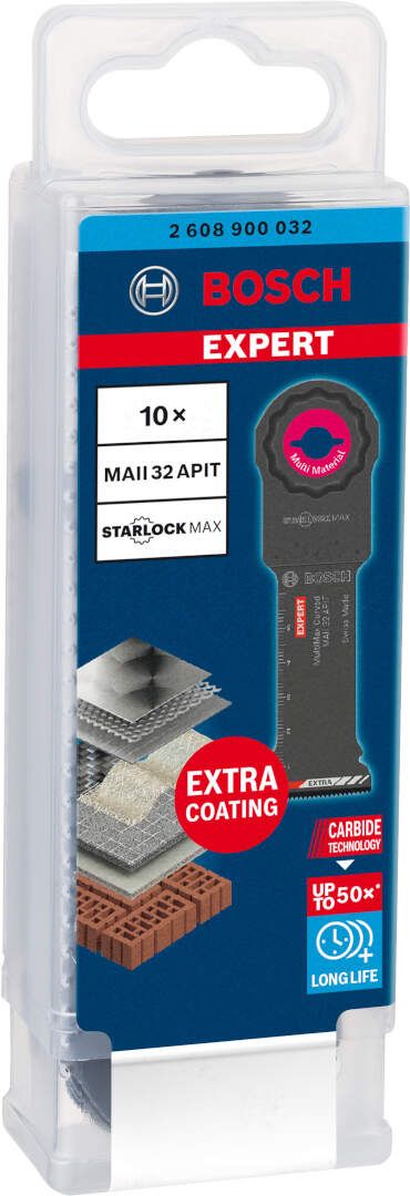 Bosch EXPERT MultiMax MAII 32 APIT list testere za multifunkcionalne alate, 10-delni - 2608900032 List testere BOSCH Madras doo Beograd