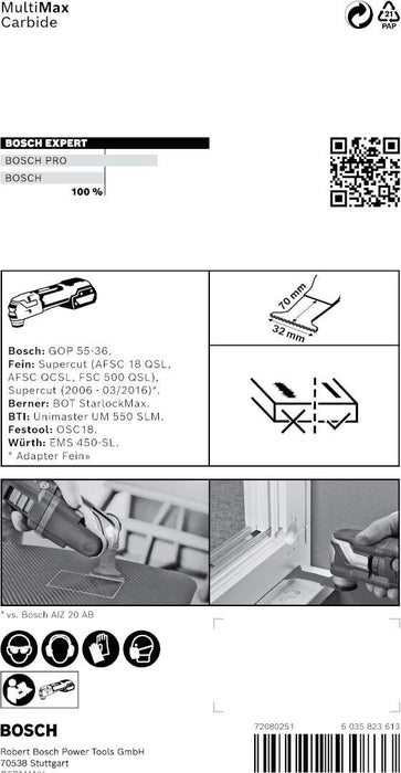 Bosch EXPERT MultiMax MAII 32 APIT list testere za multifunkcionalne alate od 32 mm - 2608900031 List testere BOSCH Madras doo Beograd