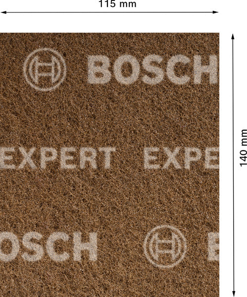 BOSCH EXPERT N880 podloga od filca za ručno brušenje od 115 x 140 mm, gruba A, 2 dela - Krzno za čišćenje N880_HP_115_140_CrsA (2608901218) Madras doo Beograd Madras doo Beograd
