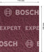 BOSCH EXPERT N880 podloga od filca za ručno brušenje od 115 x 140 mm, veoma fina A, 2 dela - Krzno za čišćenje N880_HP_115_140_GP (2608901220) Madras doo Beograd Madras doo Beograd