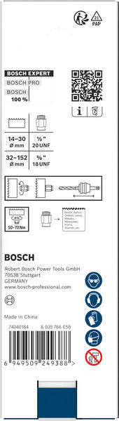 BOSCH EXPERT Power Change Plus set adapterskih navrtki, 2 adapterskih navrtki za HS 14–30 mm, 4 adapterske navrtke za HS 32–210 mm - (2608902040) Madras doo Beograd Madras doo Beograd