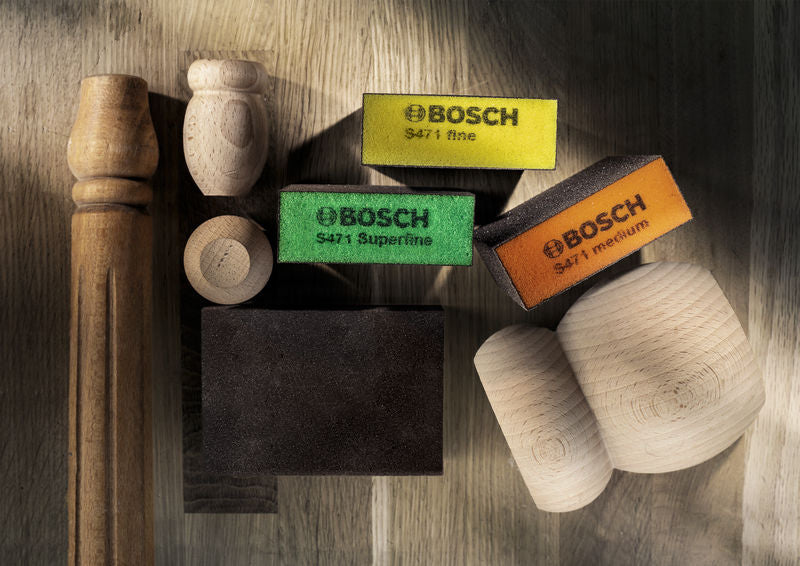 BOSCH EXPERT S471 Standard brusni blok, 26×69×97 mm, 5 grubih, 5 srednjih, 5 finih, 5 superfinih, 20 delova - Sundjer Std Block ,Set,20 (2608902490) Madras doo Beograd Madras doo Beograd