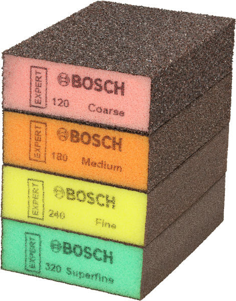 BOSCH EXPERT S471 Standard brusni blok, 26×69×97 mm, 5 grubih, 5 srednjih, 5 finih, 5 superfinih, 20 delova - Sundjer Std Block ,Set,20 (2608902490) Madras doo Beograd Madras doo Beograd