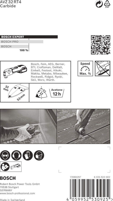 Bosch EXPERT Sanding Finger Coarse AVZ 32 RT4 brusna ploča za multifunkcionalne alate od 32 x 50 mm - 2608900040 Sunđer za ručno brušenje BOSCH Madras doo Beograd