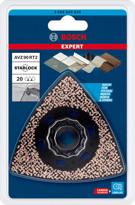 Bosch EXPERT Sanding Plate AVZ 90 RT2 list testere za višenamenske alate od 90 mm - 2608900045 List testere za multifunkcionalne alate BOSCH Madras doo Beograd