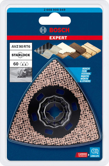Bosch EXPERT Sanding Plate AVZ 90 RT6 list testere za višenamenske alate od 90 mm - 2608900049 List testere za multifunkcionalne alate BOSCH Madras doo Beograd