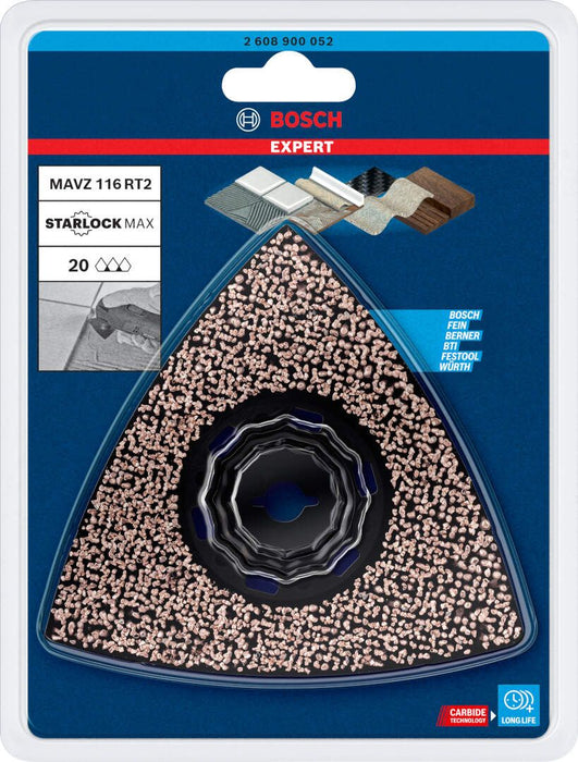 Bosch EXPERT Sanding Plate MAVZ 116 RT2 list testere za višenamenske alate od 116 mm - 2608900052 List testere za multifunkcionalne alate BOSCH Madras doo Beograd