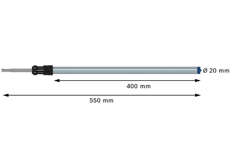 BOSCH EXPERT SDS Clean plus-8X burgija za udarne bušilice 20×400×550 - EXPERT SDS Clean plus-8X 20x400x550 mm (2608901620) Madras doo Beograd Madras doo Beograd